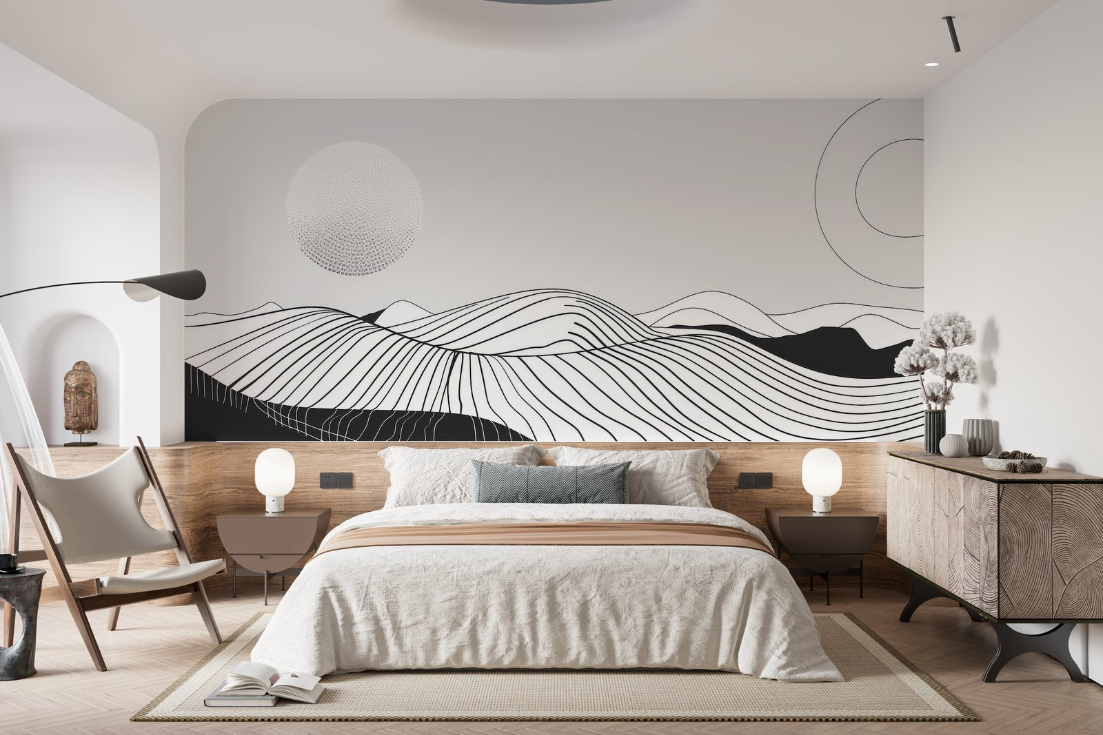 Papier peint 826 - mockup salon