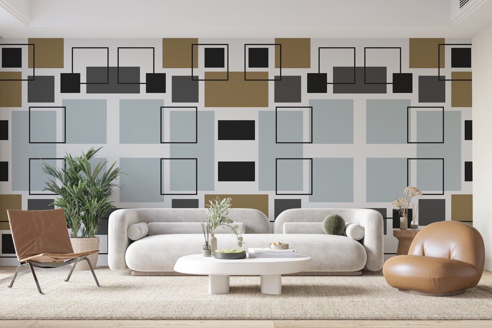 Papier peint 84 - mockup chambre