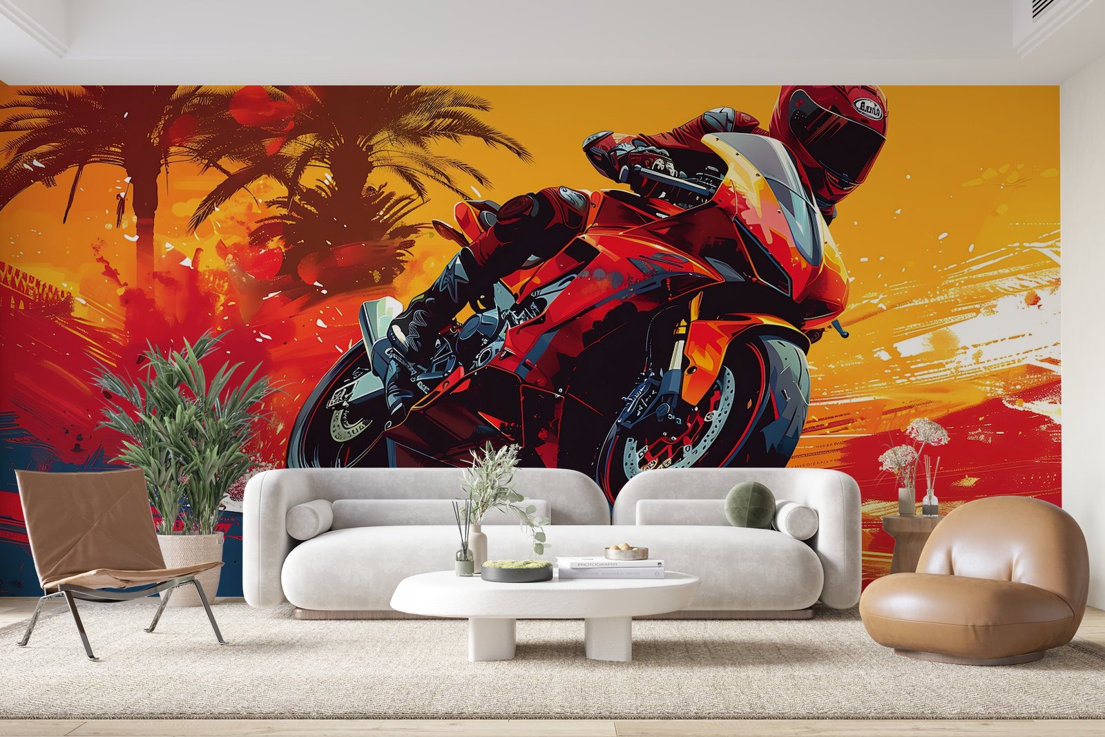 Papier peint 840 - mockup chambre