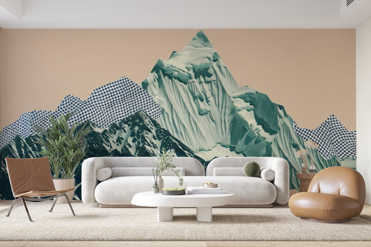 Papier peint 845 - mockup chambre