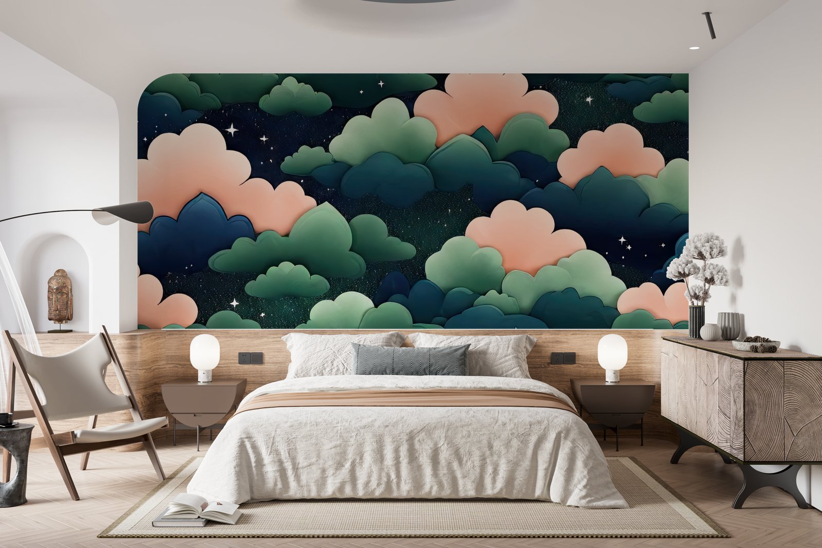 Papier peint 853 - mockup salon
