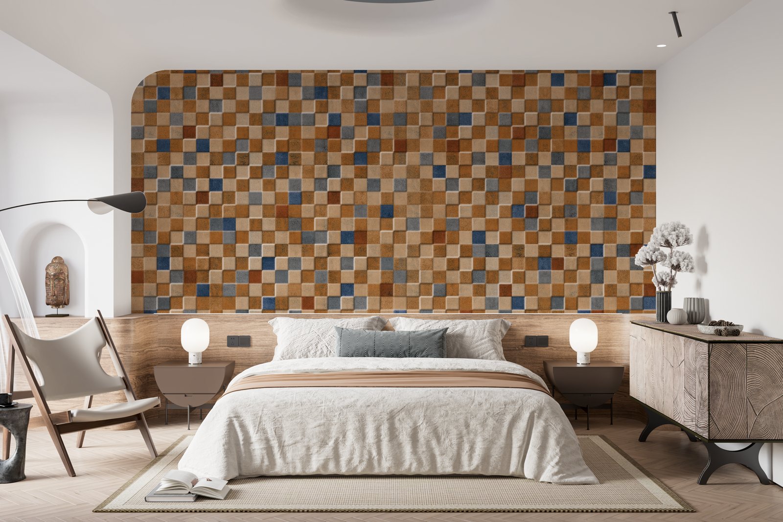 Papier peint 855 - mockup salon