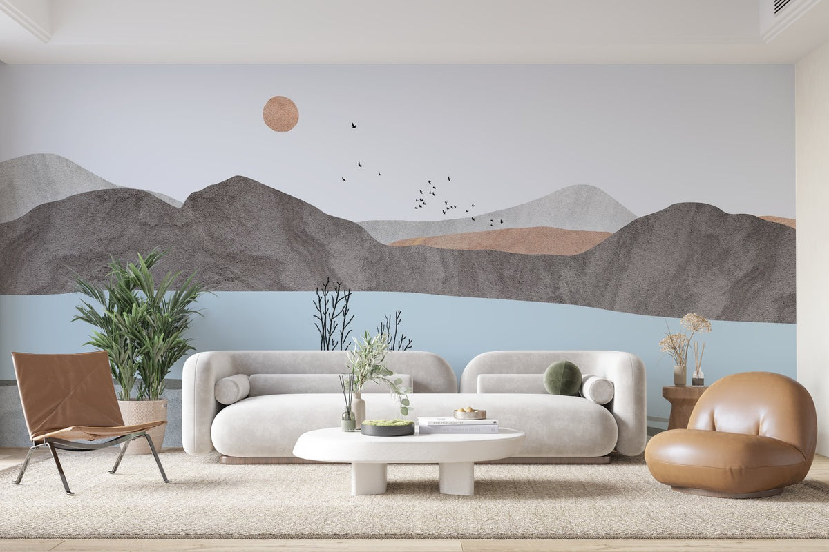 Papier peint 859 - mockup chambre