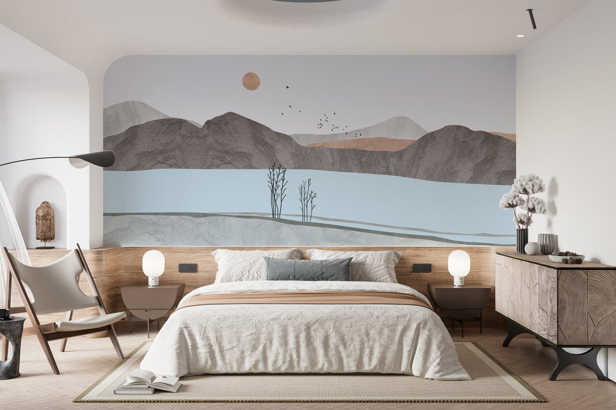 Papier peint 859 - mockup salon