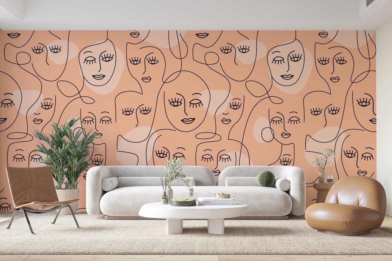 Papier peint 87 - mockup chambre