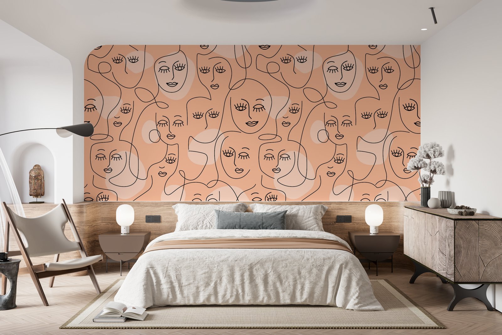 Papier peint 87 - mockup salon