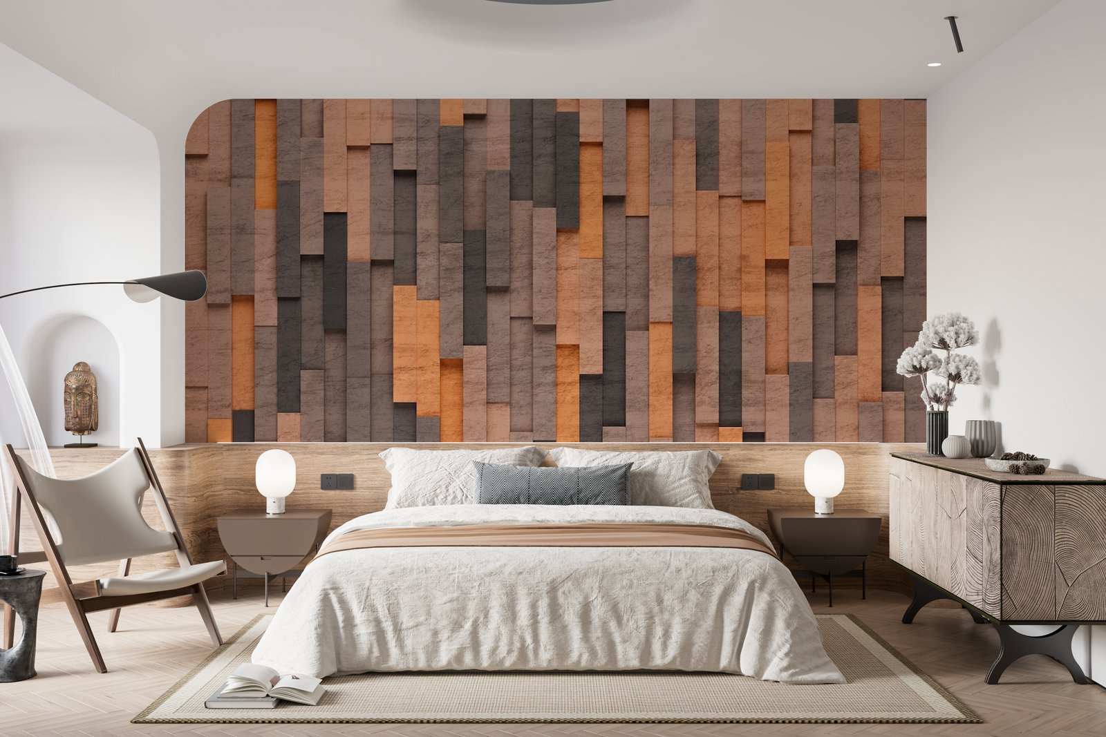 Papier peint 875 - mockup salon