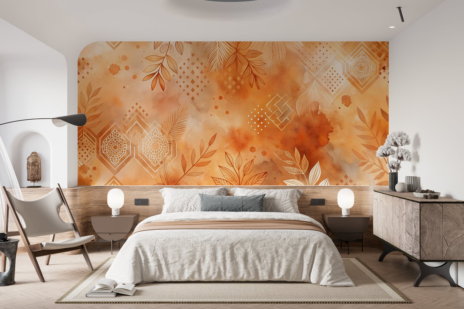 Papier peint 876 - mockup salon