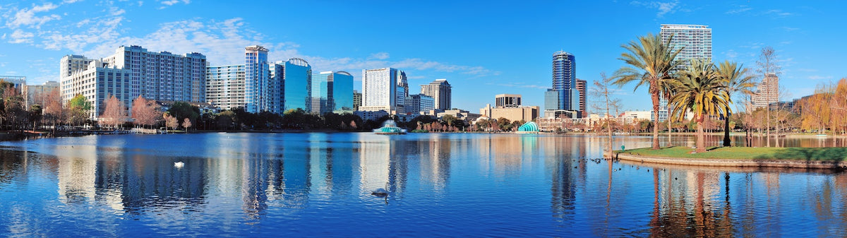 Landscape Wallpaper - Blue Skyline and Reflection