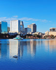 Landscape Wallpaper - Blue Skyline and Reflection