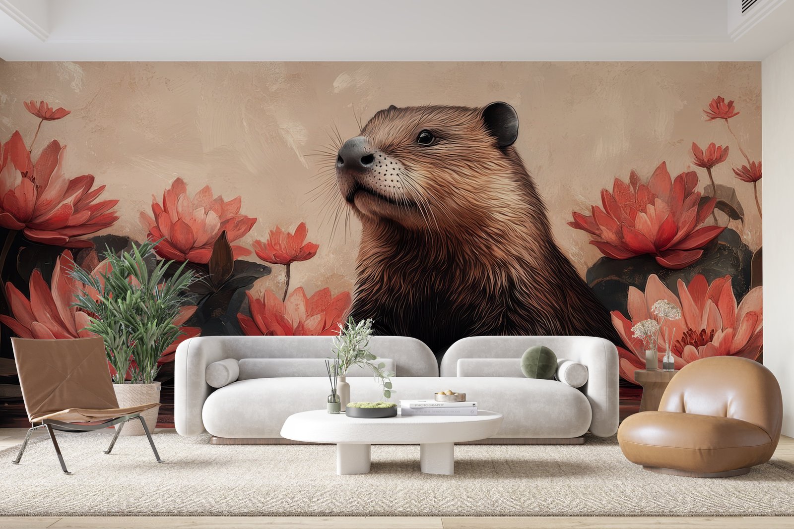 Papier peint 879 - mockup chambre