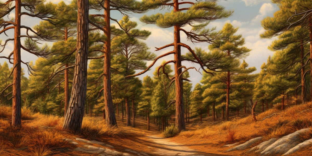 Forest Wallpaper - Autumn Painted Path