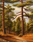 Forest Wallpaper - Autumn Painted Path