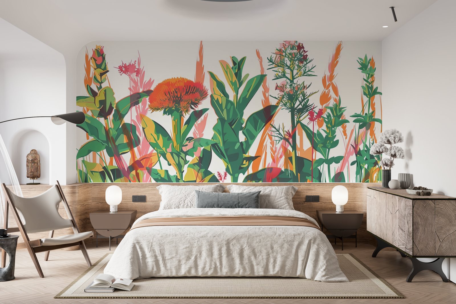 Papier peint 893 - mockup salon