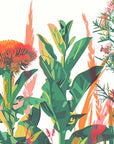 Papier Peint Floral - Fleurs Sauvages Illustrées
