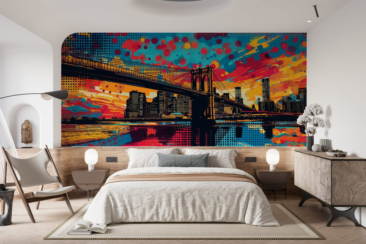 Papier peint 894 - mockup salon