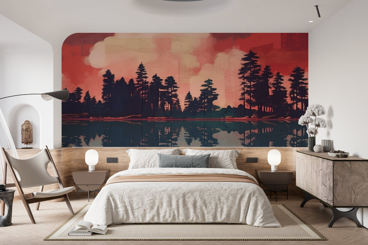 Papier peint 895 - mockup salon
