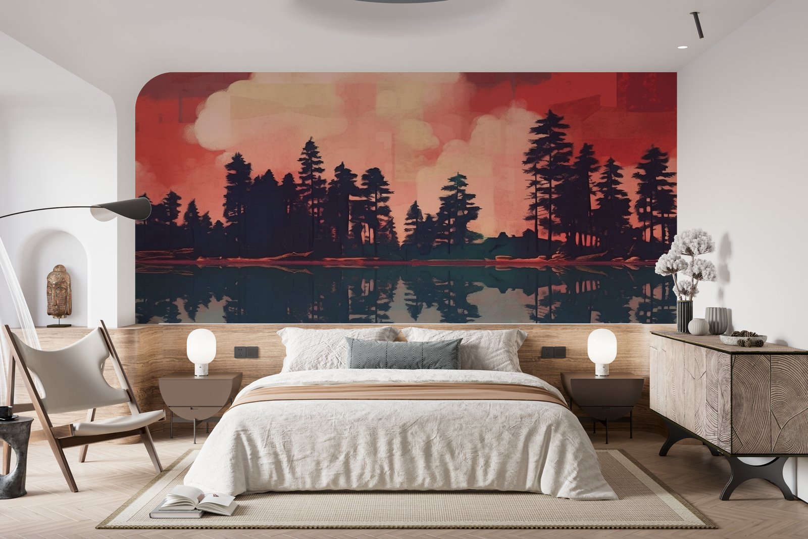 Papier peint 895 - mockup salon