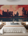 Papier peint 895 - mockup salon