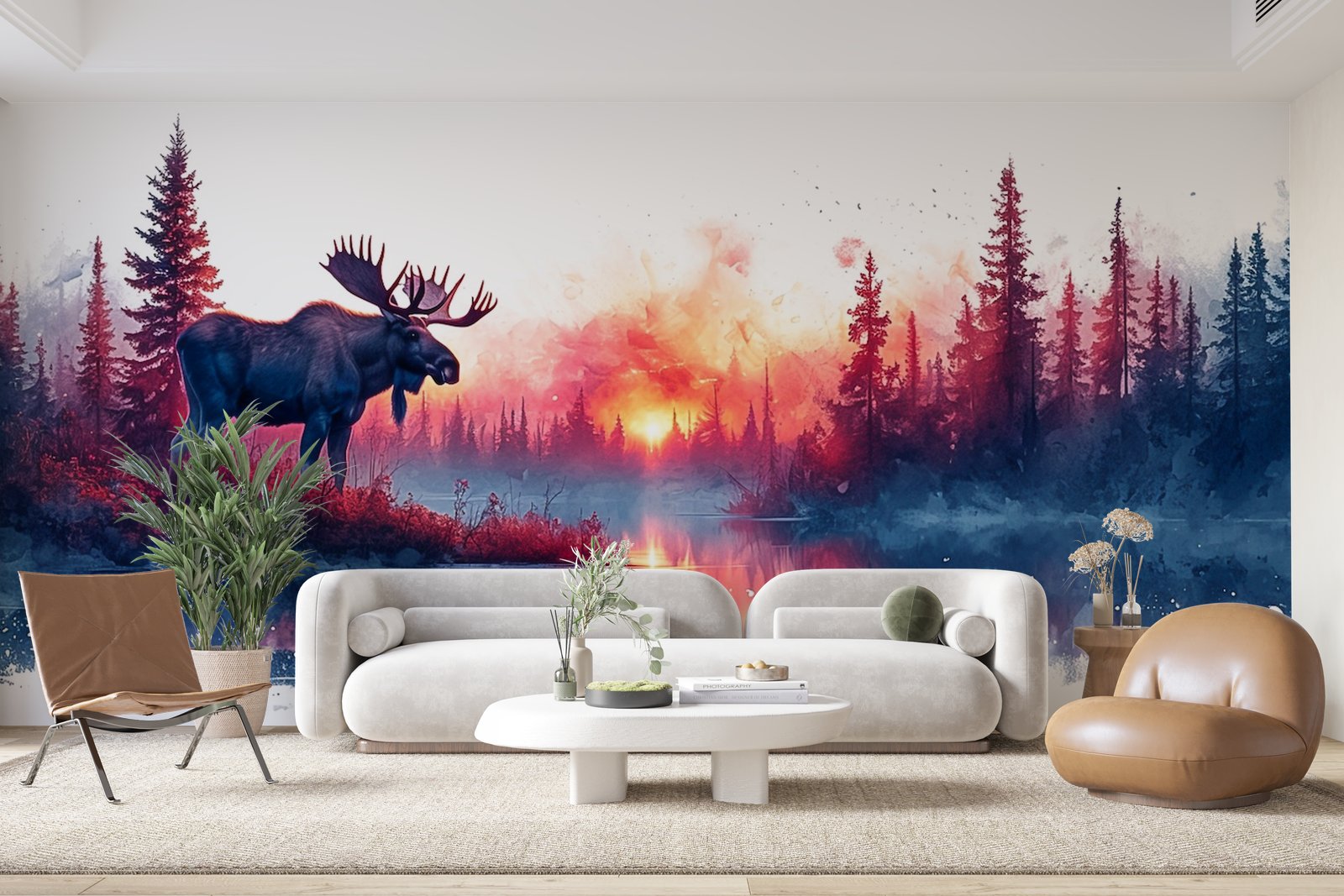 Papier peint 898 - mockup chambre