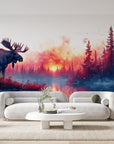 Papier peint 898 - mockup chambre