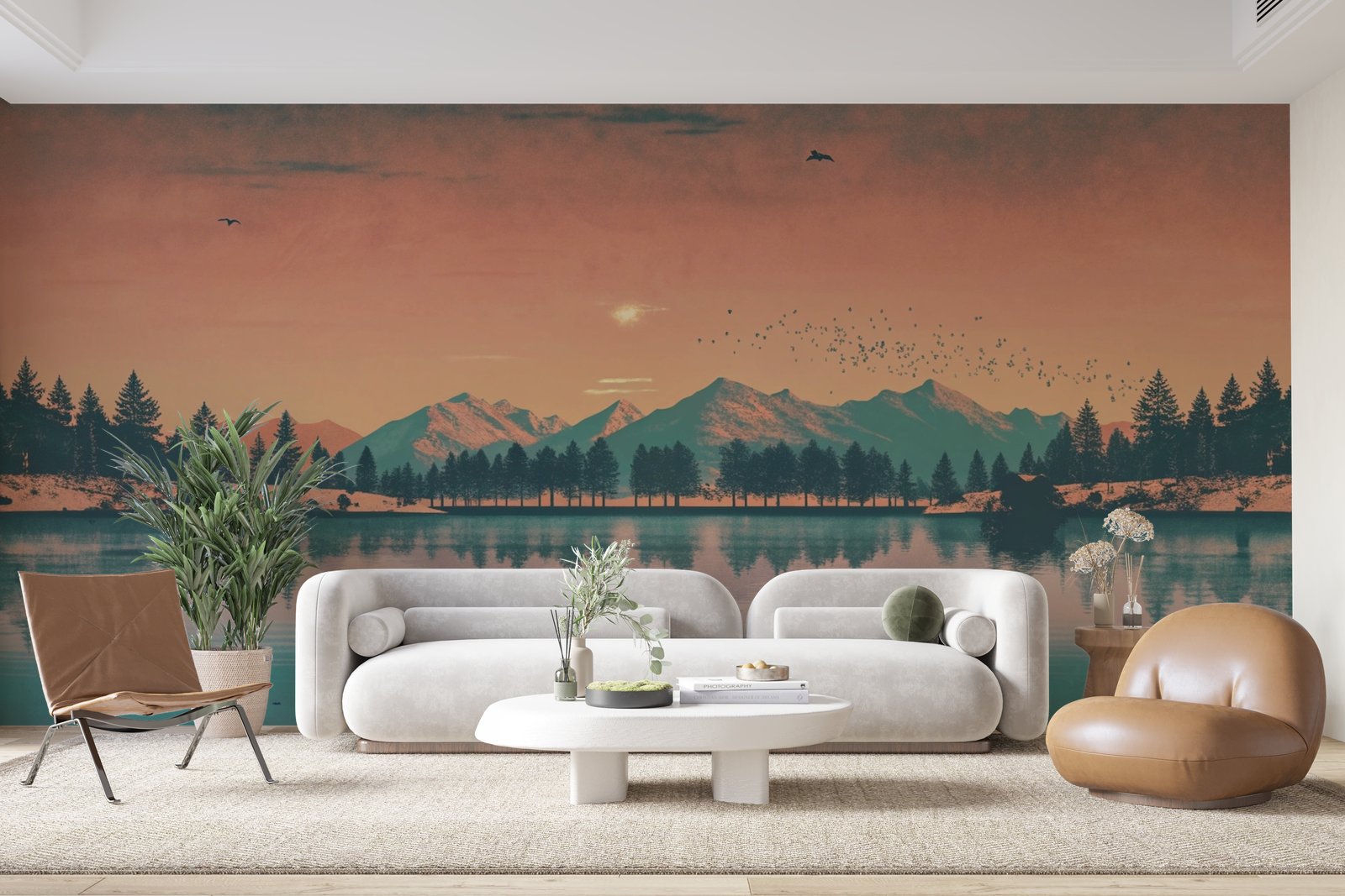 Papier peint 899 - mockup chambre