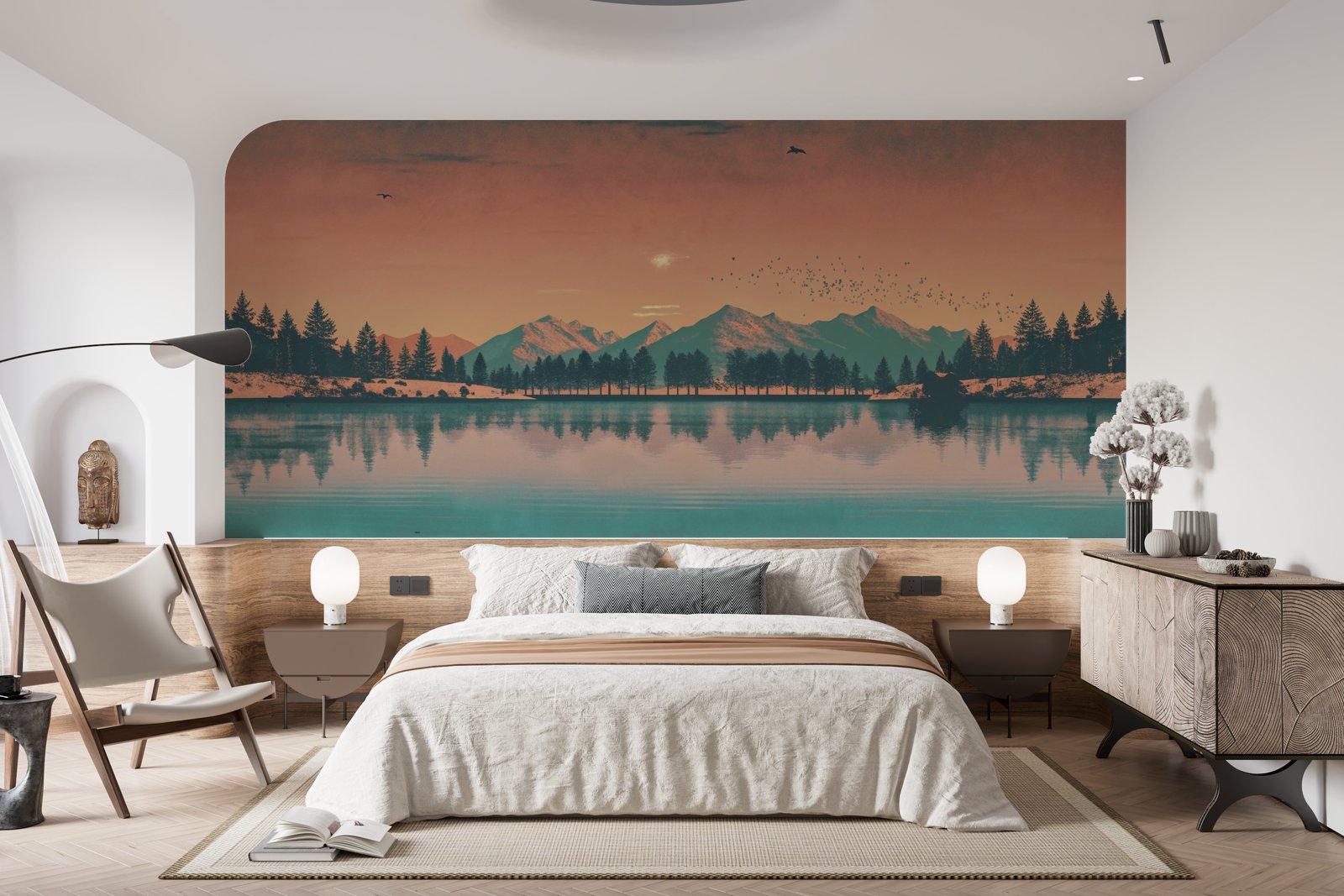 Papier peint 899 - mockup salon