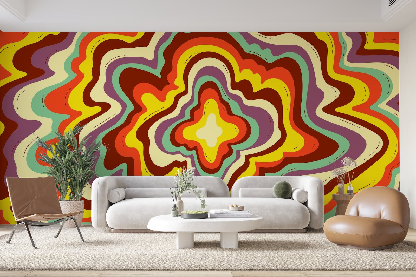 Papier peint 90 - mockup chambre