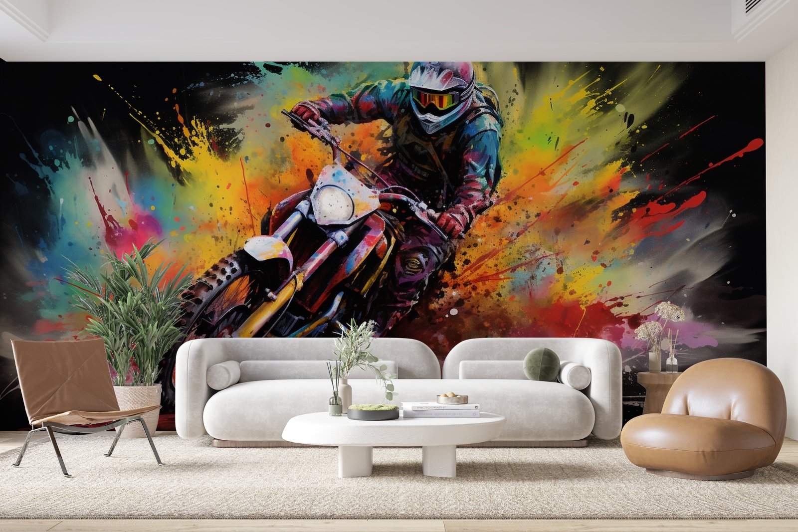 Papier peint 902 - mockup chambre