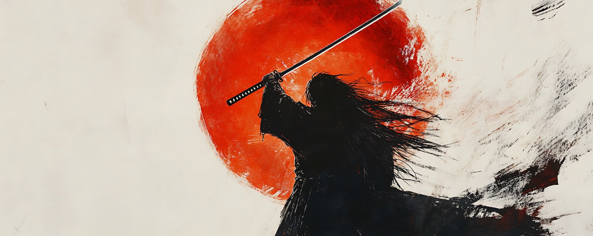 Samurai Wallpaper - Silhouette and Red Sun