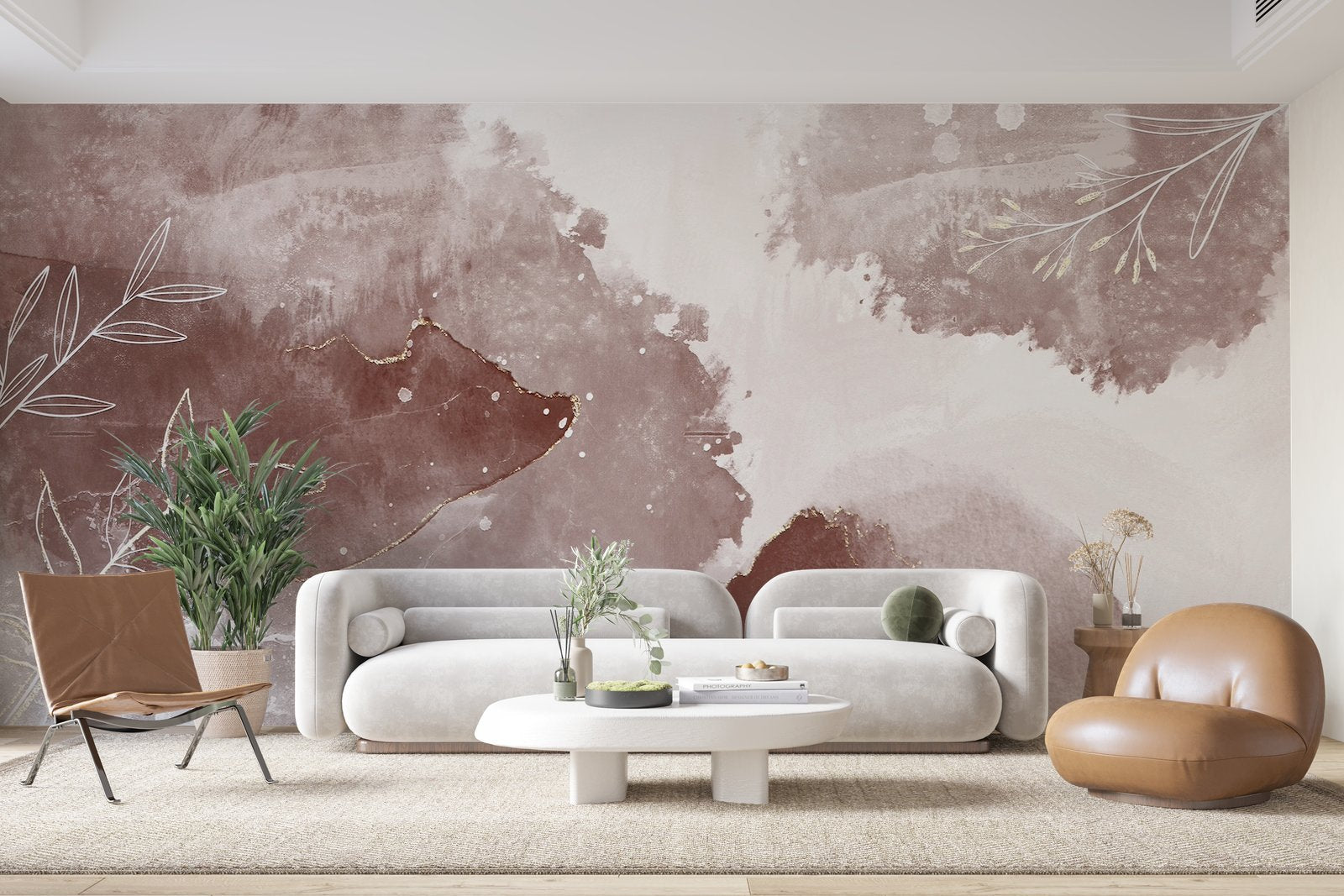 Papier peint 907 - mockup chambre