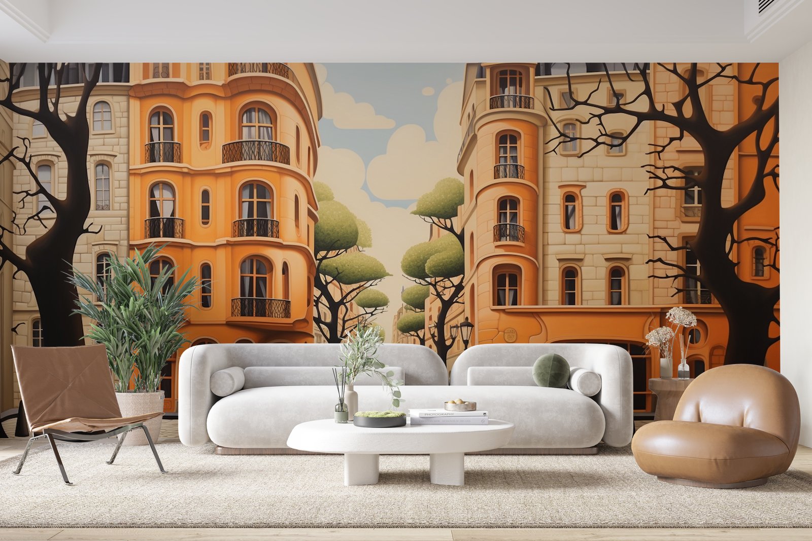 Papier peint 908 - mockup chambre