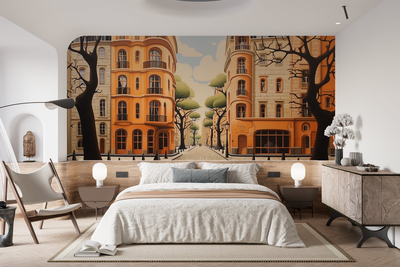 Papier peint 908 - mockup salon