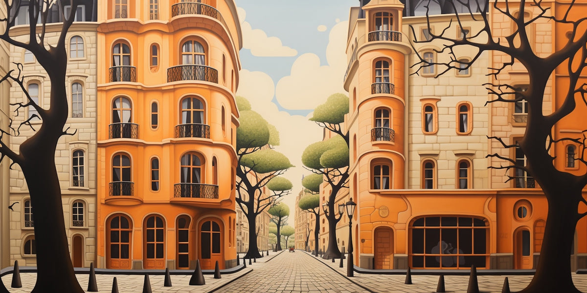 Wallpaper Illustration - Ochre Old Street