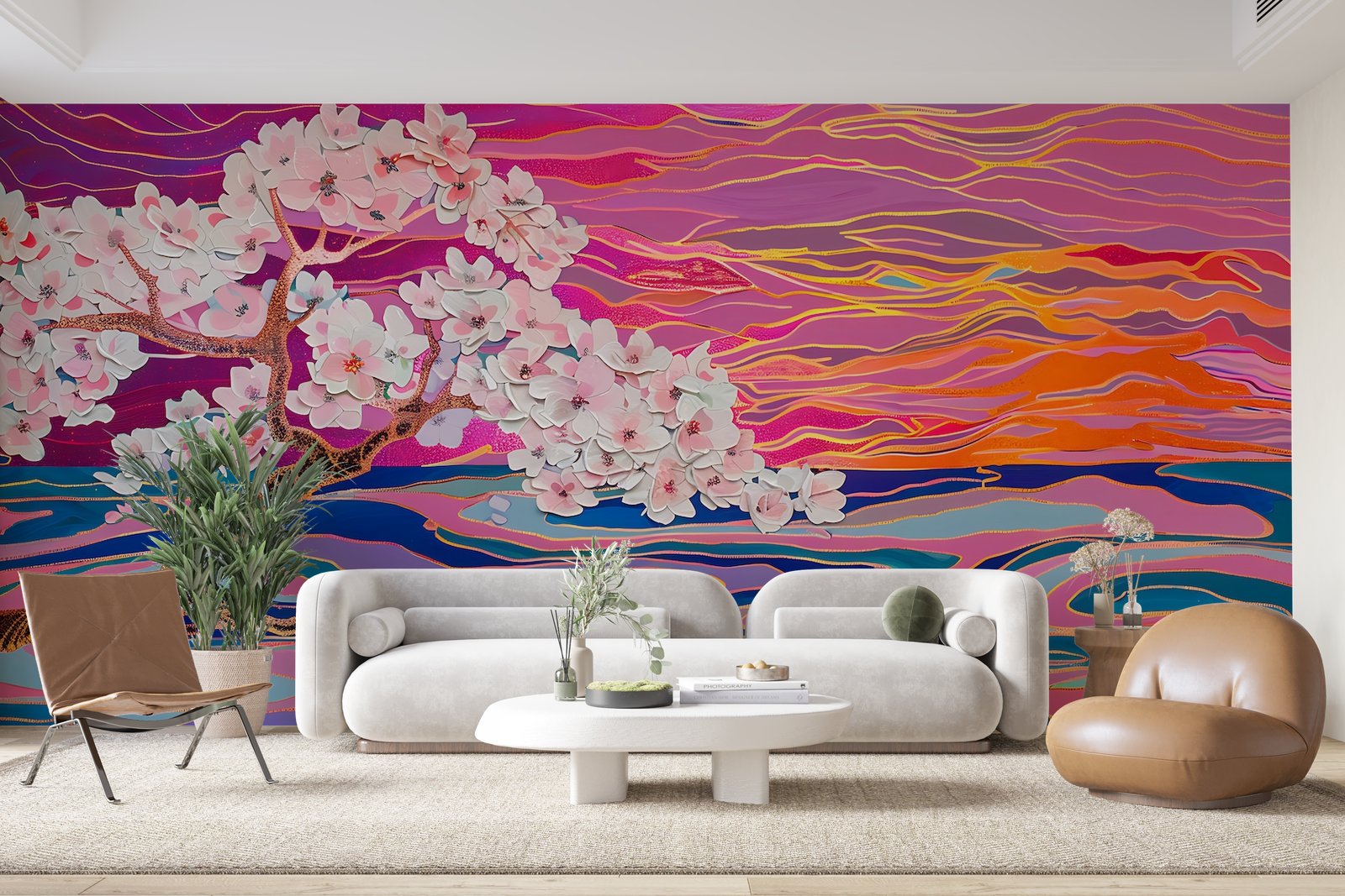Papier peint 909 - mockup chambre