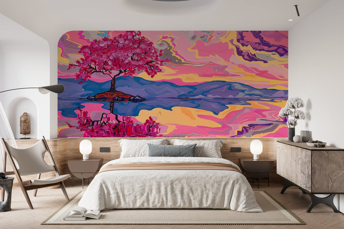 Papier peint 910 - mockup salon