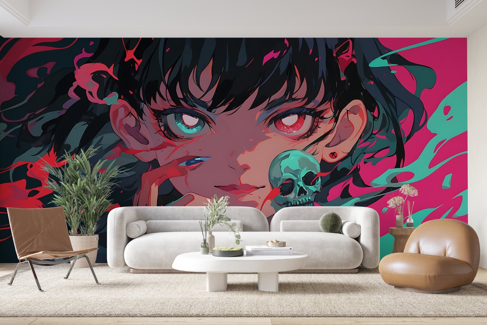 Papier peint 914 - mockup chambre