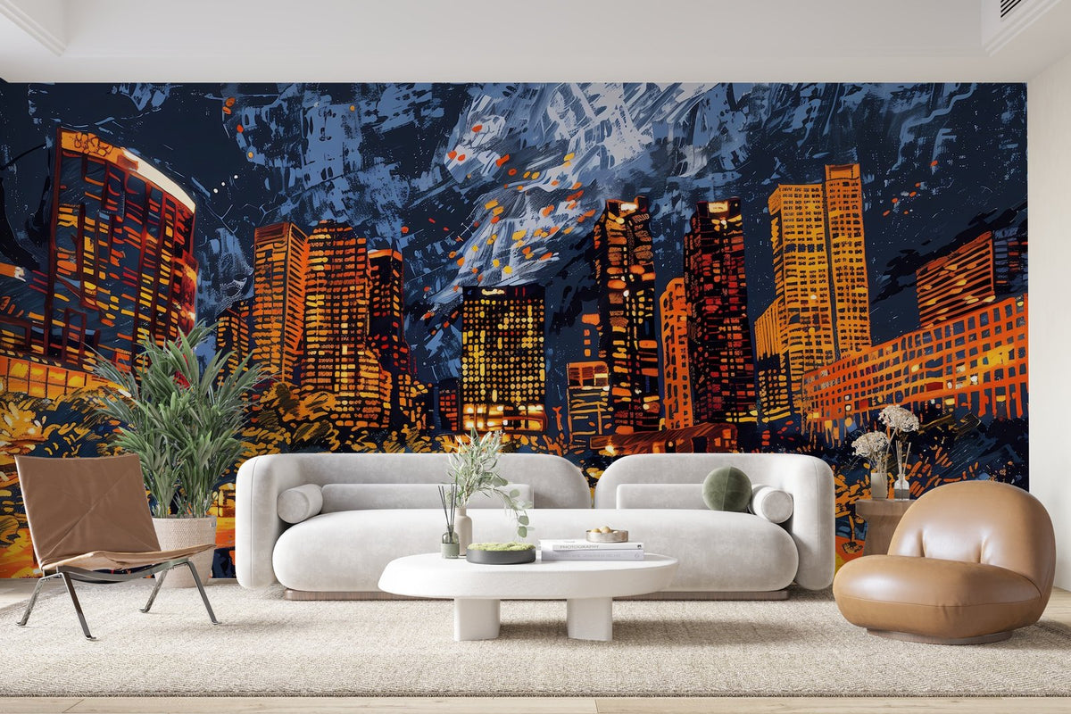 Papier peint 918 - mockup chambre