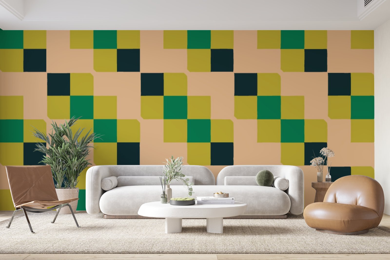 Papier peint 93 - mockup chambre