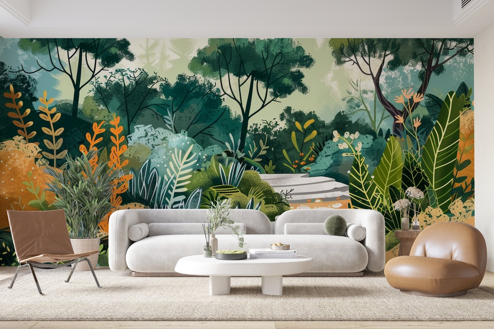 Papier peint 935 - mockup chambre