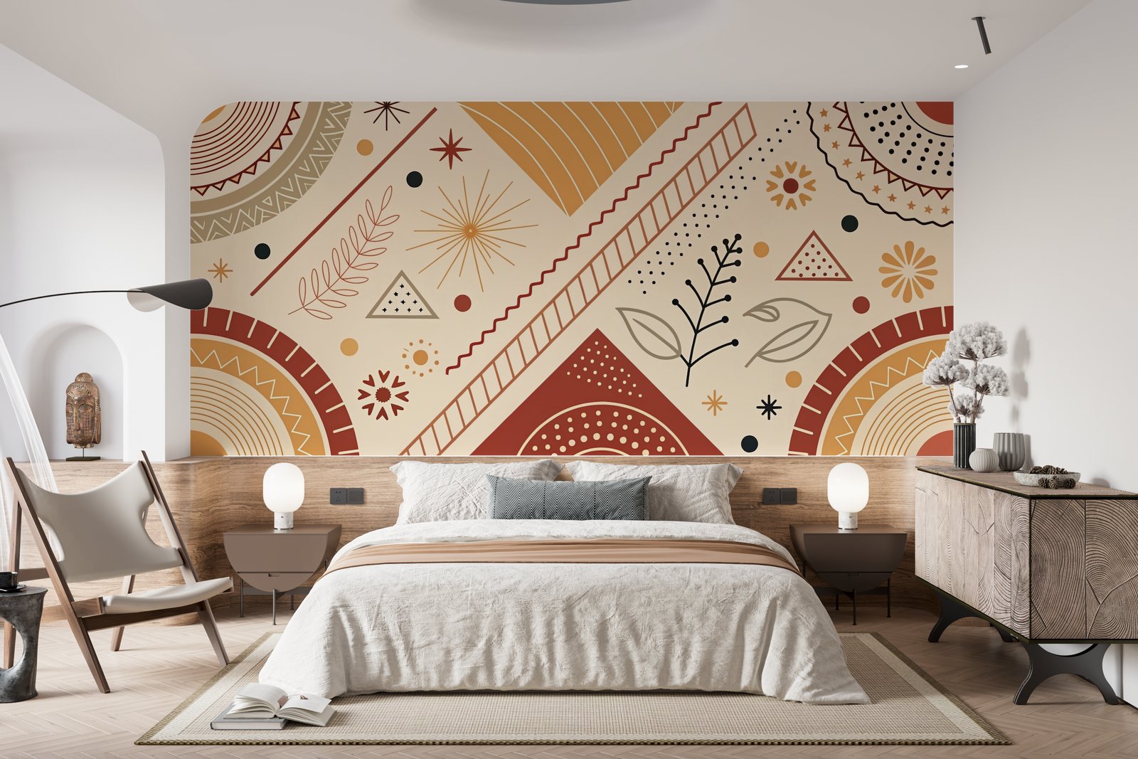 Papier peint 938 - mockup salon