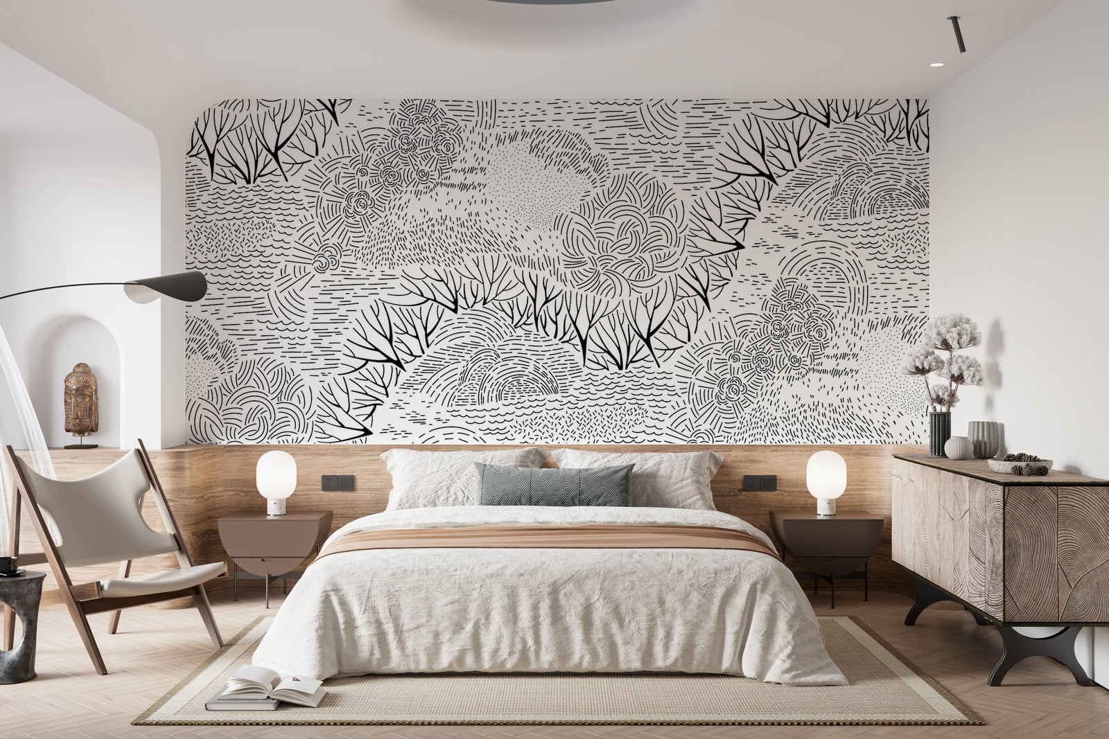 Papier peint 939 - mockup salon