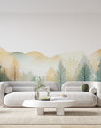 Papier peint 962 - mockup chambre