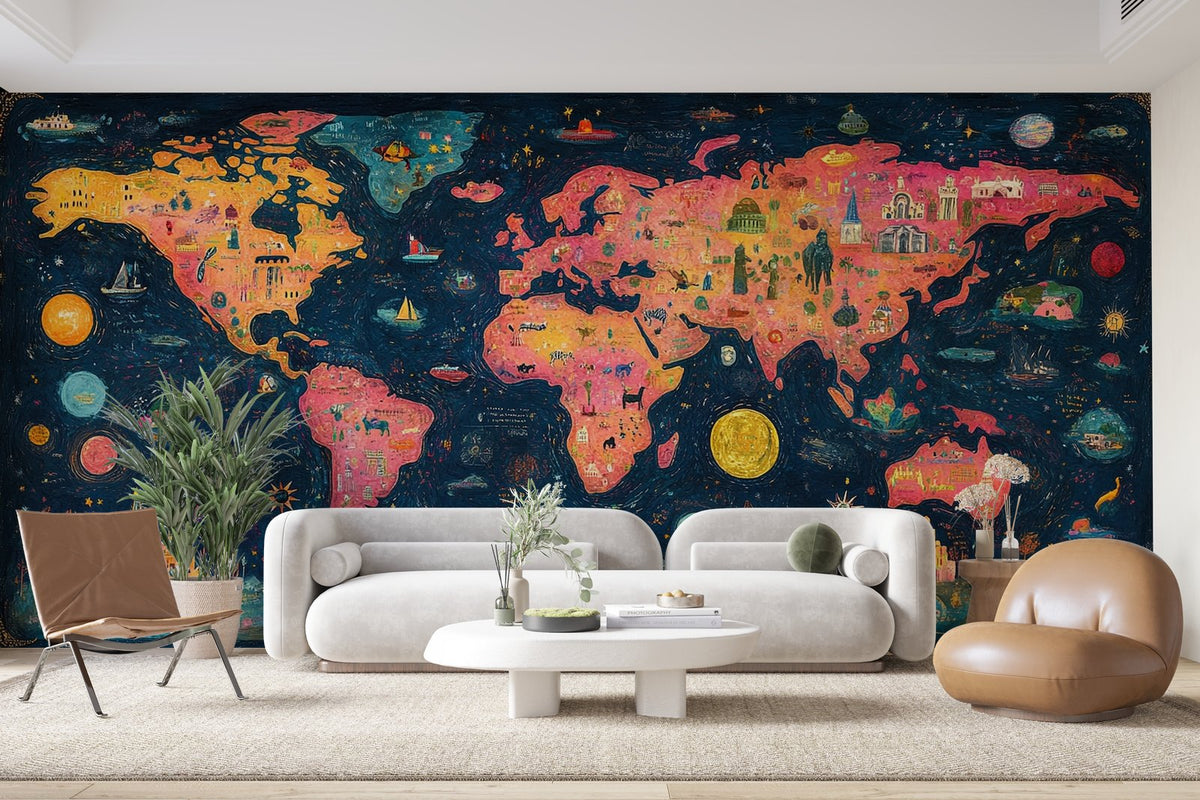 Papier peint 963 - mockup chambre