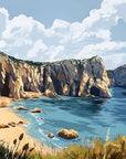 Wallpaper Landscape - Azure Rocky Coast