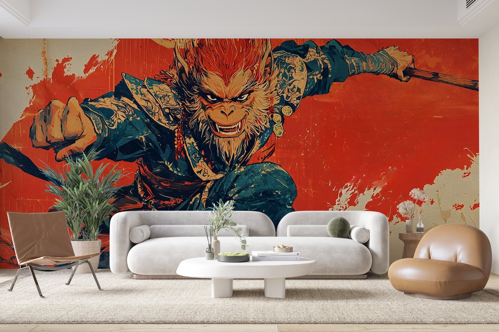 Papier peint 969 - mockup chambre