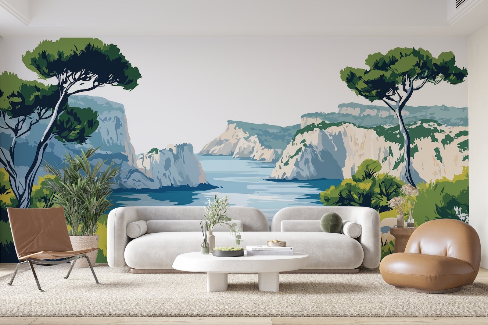 Papier peint 97 - mockup chambre
