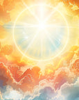 Papier Peint Ciels - Explosion Solaire Nuages