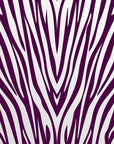 Papier Peint Animaux - Zèbre Rayures Violet