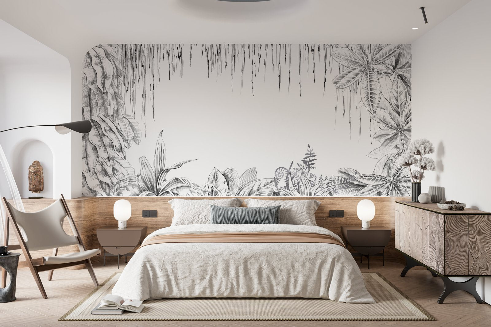 Papier peint 981 - mockup salon